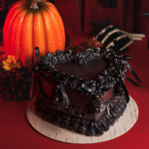🖤 Torta Corazón Negro Victoriano 🖤
