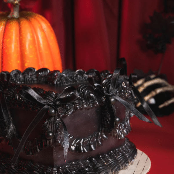 🖤 Torta Corazón Negro Victoriano 🖤 - Imagen 2