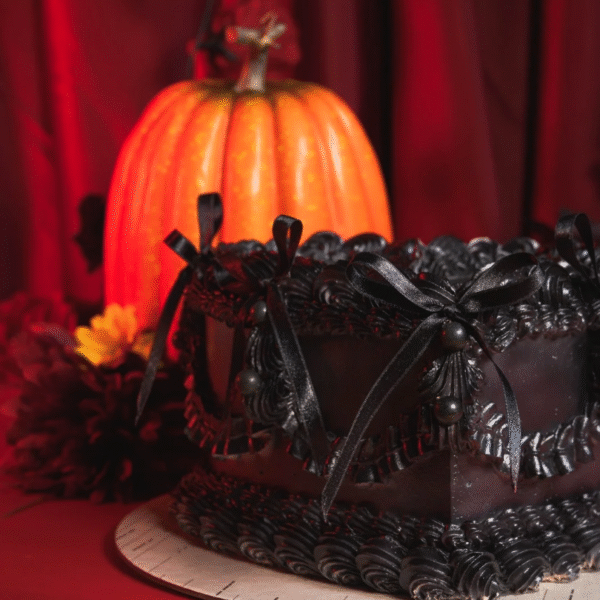 🖤 Torta Corazón Negro Victoriano 🖤 - Imagen 3