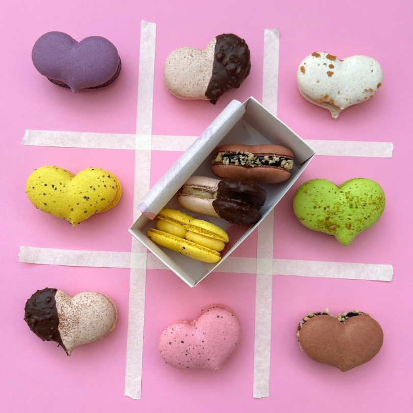 Caja 3 macarons “Dulce estrategia”